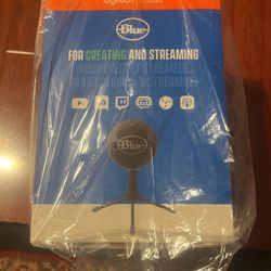 New Blue Logitech Microphone USB