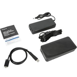 Targus USB C Docking Station Universal DV4K, USB C Laptop Docking Station Dual Monitor 2 HDMI, With Legacy Host Power Kit, Works w/ Operating Systems 