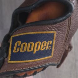 Cooper Pro Diamond 812FB First Base Mitt - Leather, Brown, Deep Scoop Pocket