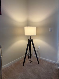 Laughters Floor Lamp Ash/white