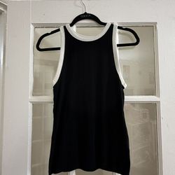 Black & White Tank Top Sz L