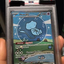 Pokemon bubble mew paldean fates PSA 10