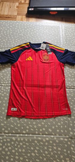 Official Adidas PLAYER VERSION Spain Jersey This 100% AUTHENTIC (this is NOT!! A replica)