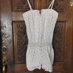 Angie's Cotton Romper Women's Medium 