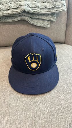 New Era Milwaukee Brewers MLB 2023 Postseason Fitted Hat Cap 7 1/8