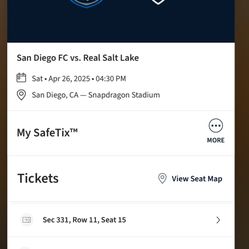 San Diego FC tickets 