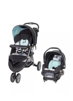 Car Seat, Base, & Stroller Set