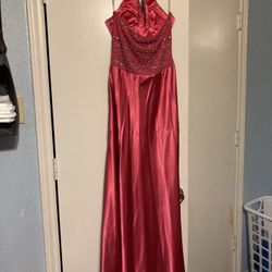 Vestido Rojo Largo Para Fiestas Benideras