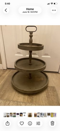 Wooden 3 Tier Display