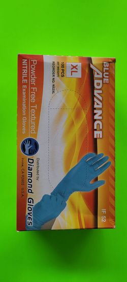 Strong 5 Mil Blue Nitrile Exam Gloves | 10 Boxes / 1000 Gloves | Powder-Free
