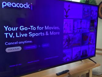 Tv Vizio Good Condition Blue Color Too Much Tegnology