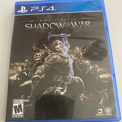Ps4 Shadow of War Middle earth