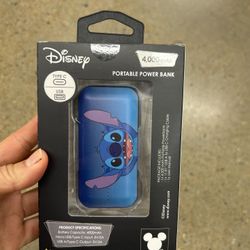 NWT Limited edition Disney Stitch Portable Power Bank