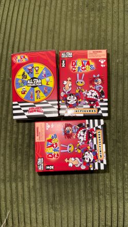 The amazing digital circus mini figures