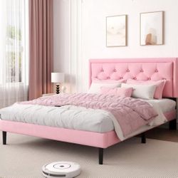 Queen Bed Frame With Headboard 