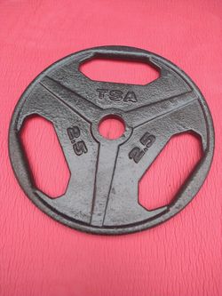 Single 2.5 TSA Standard Size Weights Plate Brand New!!