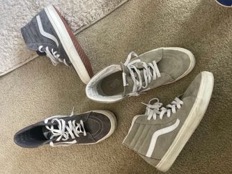 2 Pairs of Vans Sk8-Hi Shoes – Size 12