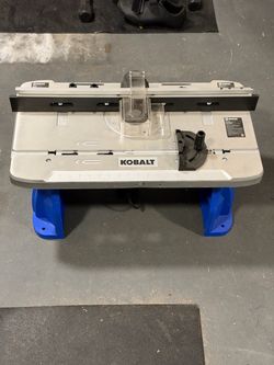 Kobalt router and table