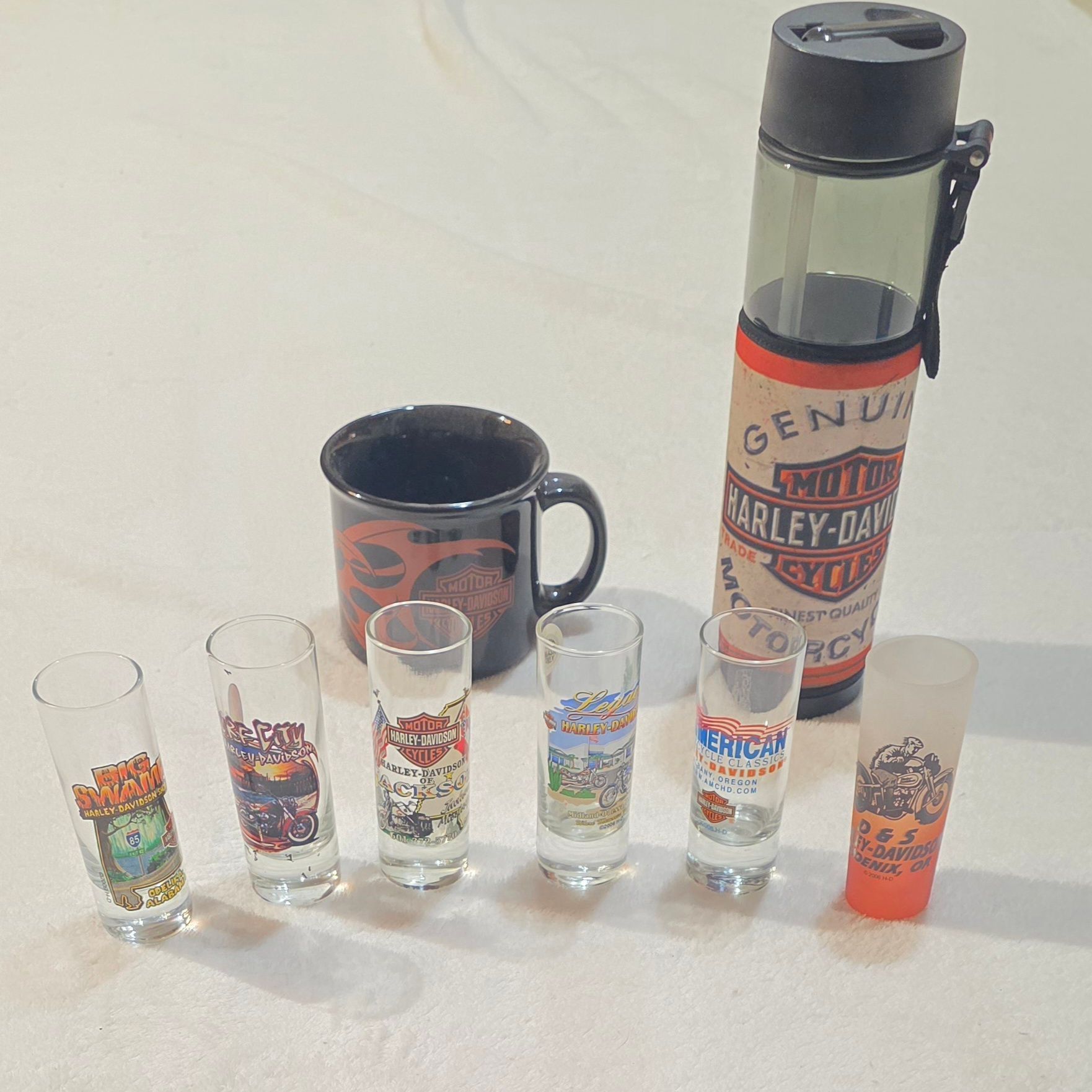 Harley Davidson Drink Lot