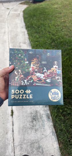 Cobble Hill 500 Piece Christmas Dogs Puzzle