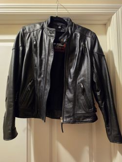 Leather jacket 100% motorcycle jacket