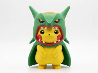 Pikachu Rayquaza Poncho