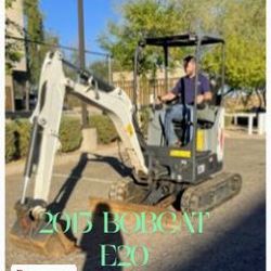 2015 Bobcat E20 Mini Excavator 