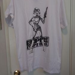 NEW The Empire Strips Back White Tshirt