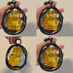 Gummy bear squishy with protective case