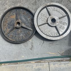 2 45lb Plates