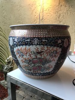 Flower pot Asian design