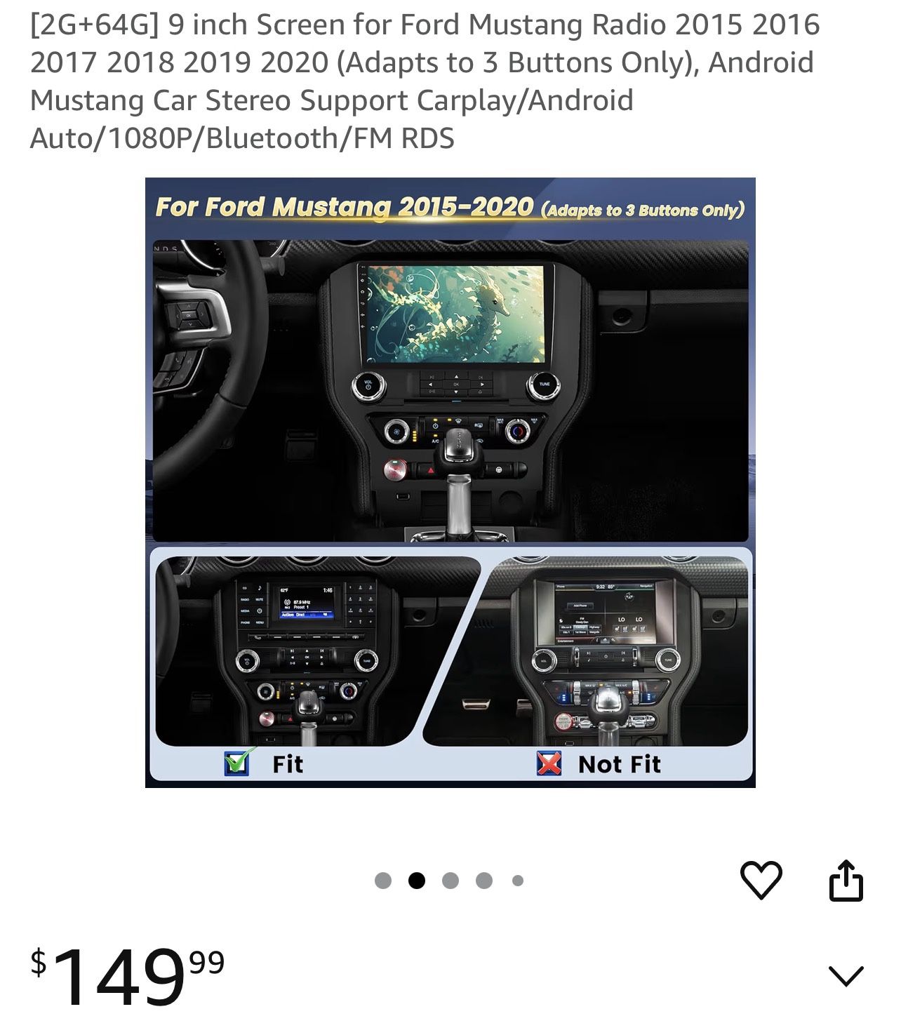 Mustang Android Screen 