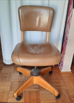 Vintage Mid-Century Boling Chair Co. Swivel Office Chair (1960s)