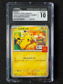 Pokemon slabs cgc 10