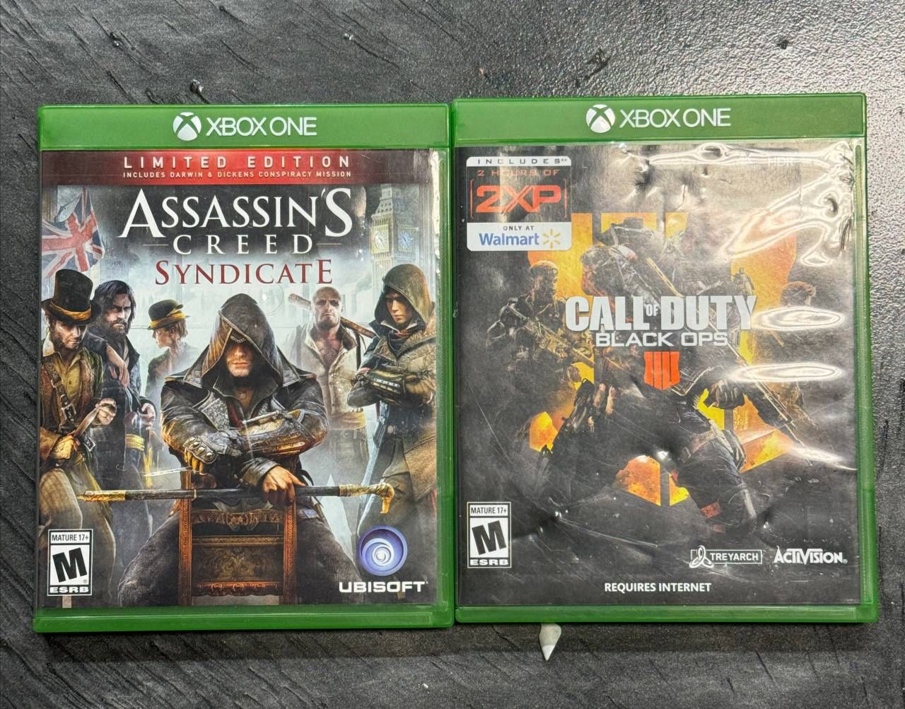 LOT OF 2 - Assassin's Creed Syndicate (Limited Edition) and Call of Duty: Black Ops 4.