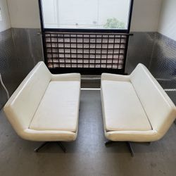 Two White Leather Couches!