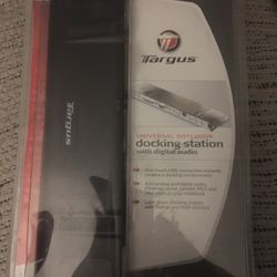 No Targus 7.1 built-in digital audio docking station in package only 75 $