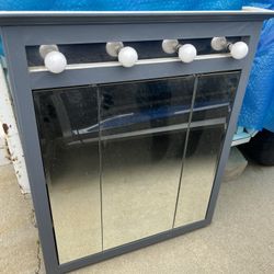 Vanity Bathroom With Medicine Cabinet 