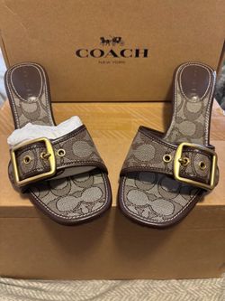 Coach kitten heels