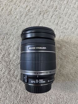 Canon EF-S 18-200mm IS zoom camera lens!