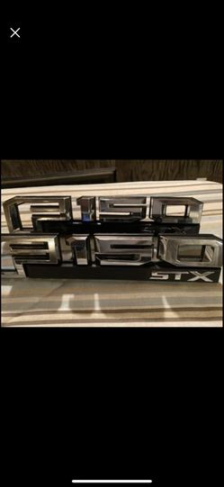 Side Emblems for a 2019 Ford F-150 STX (BN)