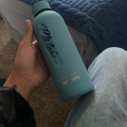 Malik Mustapha 49ers Player Signed Bottle 