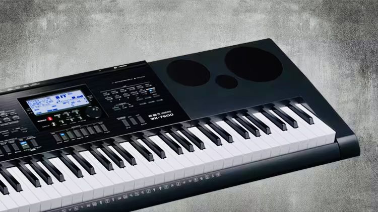 Casio WK-6600 Piano - 76 Key black Stage Piano Keyboard