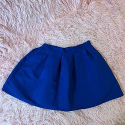Forever 21 Mini Skirt Royal Blue