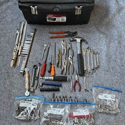 Husky Toolbox + Mixed Tool Lot – Craftsman, Mac Tools, Sockets, Wrenches