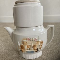 Vintage Porcelier Vitreous China Drip Teapot