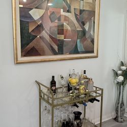 Pretty Paint With Golden Frame
