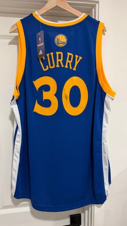 Autographed Adidas NBA Steph Curry #30 Warriors Swingman Jersey, 100% legit and can also show proof by pictures of the day i got it singed