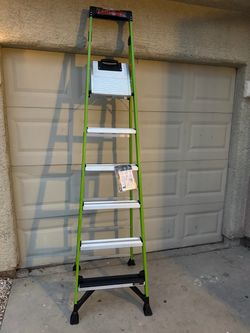 Little Giant Step Ladder Green Fiberglass 8’
