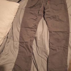 Gray levi's 25x25